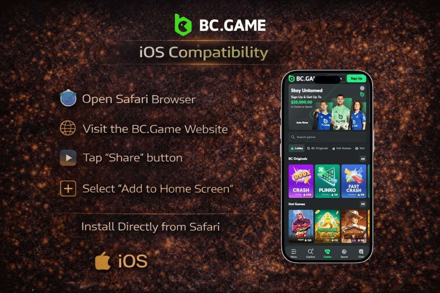 BC Game iOS App