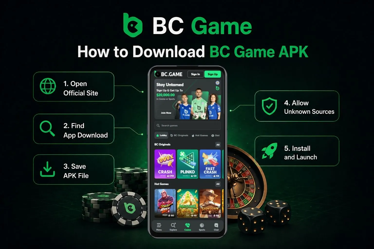 How to Download BC Game APK in India