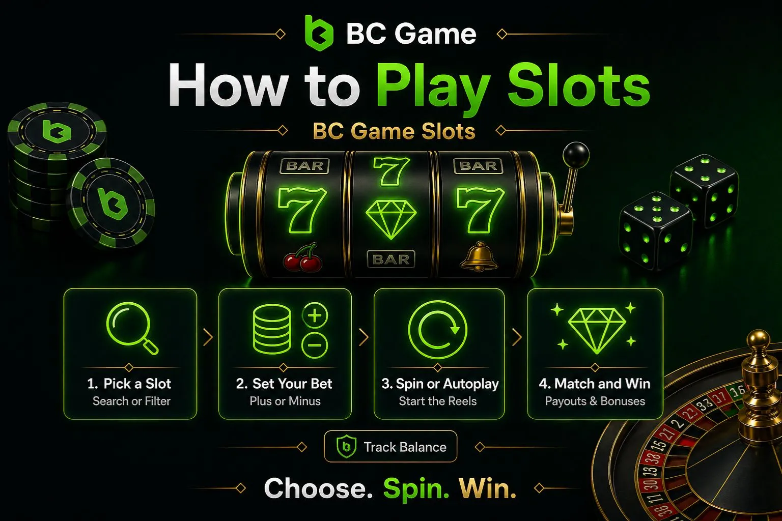 How to Play Slots on BC Game
