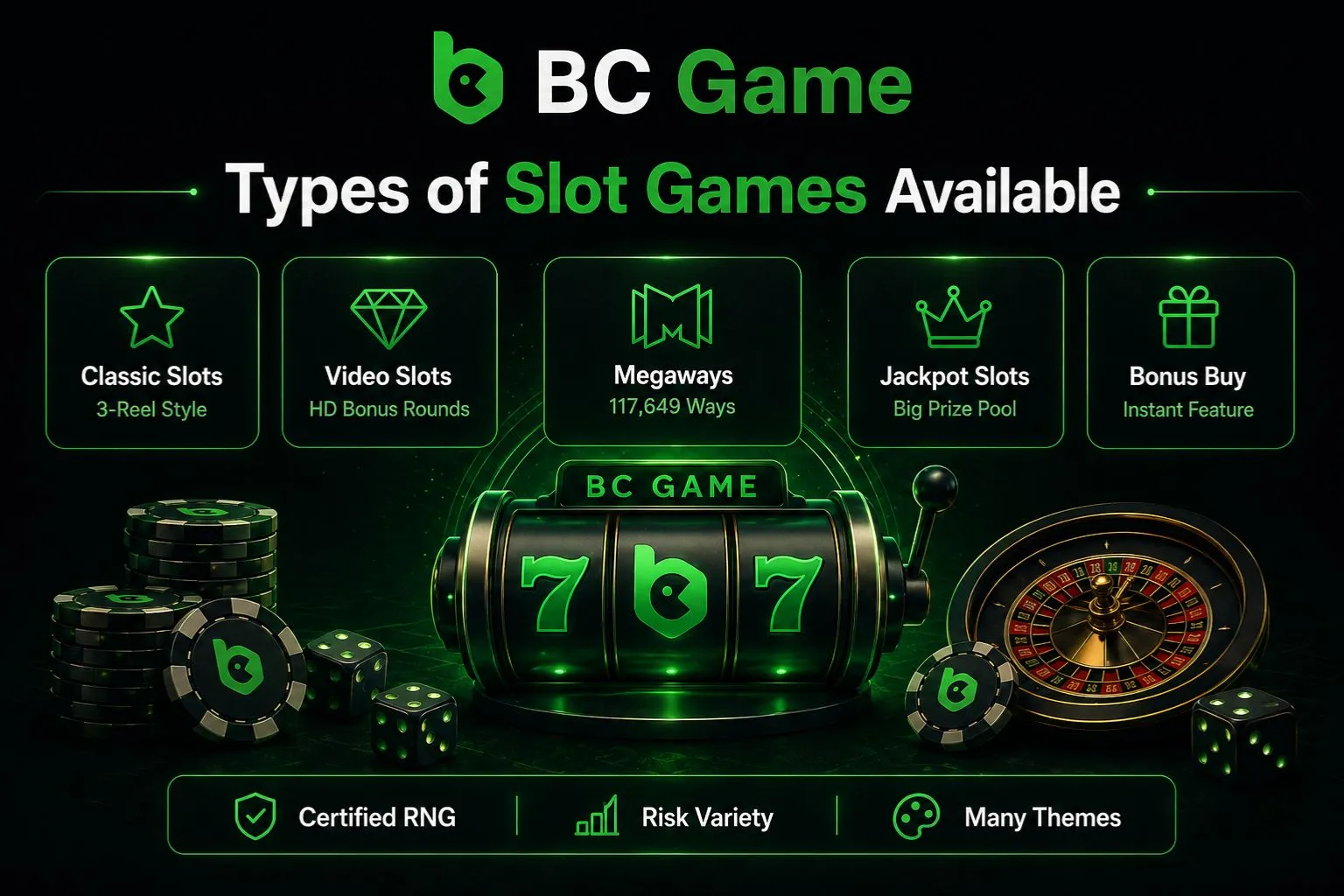 Types of Slot Games Available