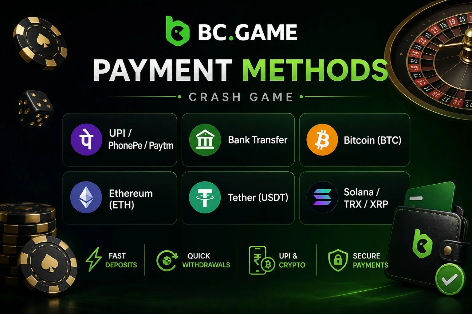 Payment Methods for Crash Game