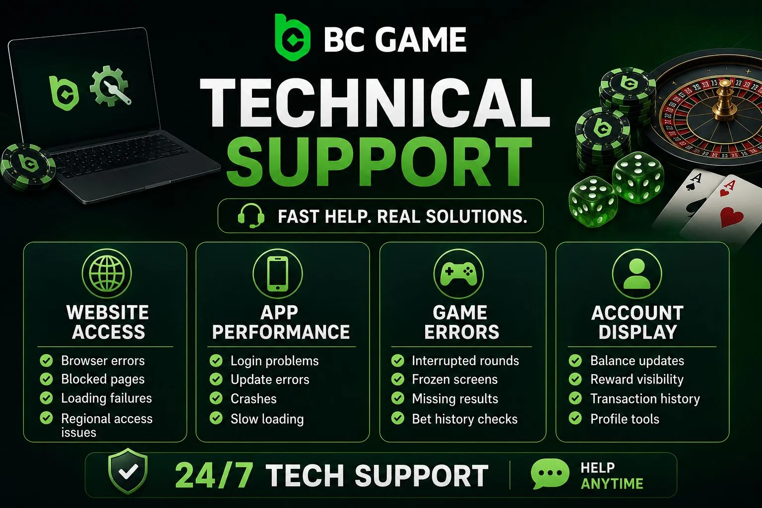 BC Game Technical Support