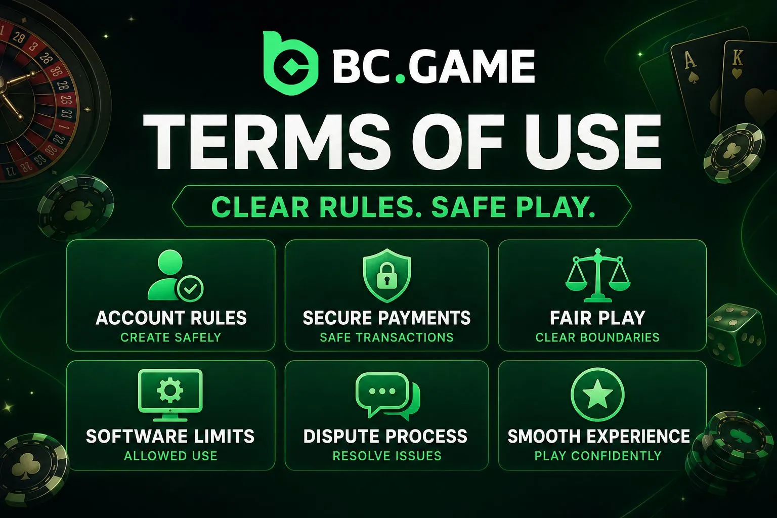 BC Game Terms of Use