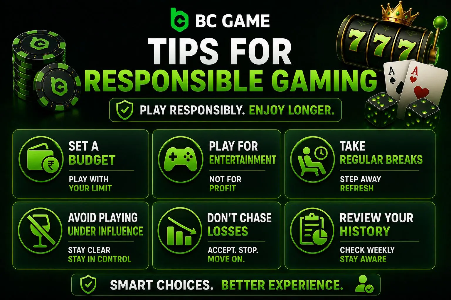 Tips for Responsible Gaming