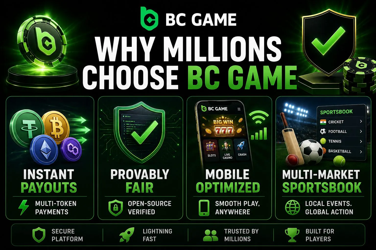 Why Millions of Players Choose BC Game